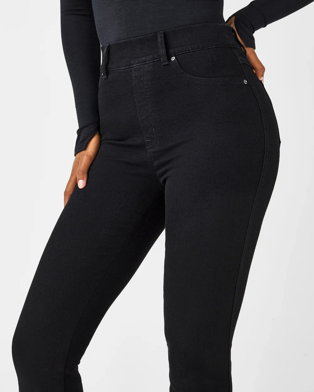 Flare Jeans Clean Black - SPANX