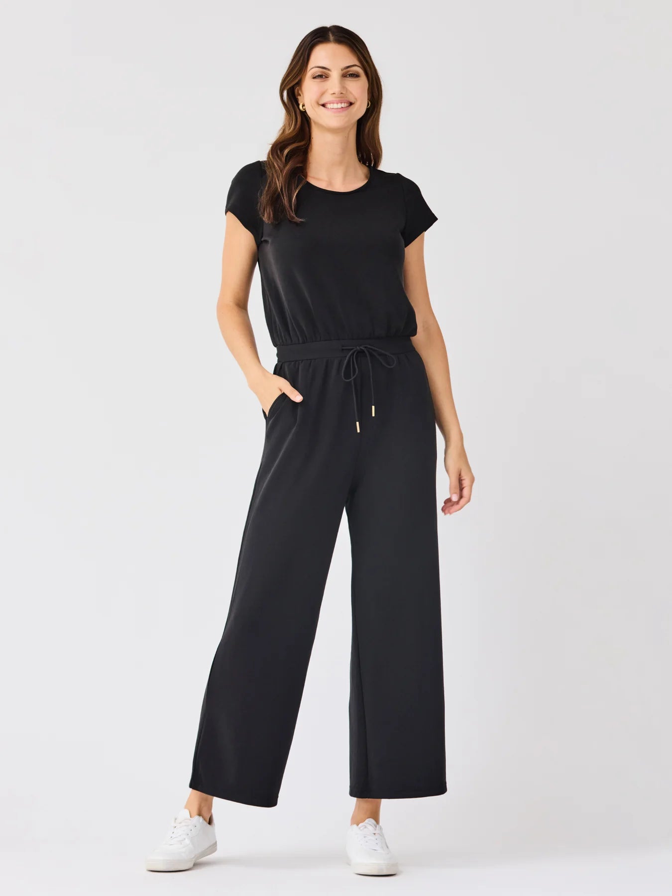Carlise Jumpsuit Black - Mary Square