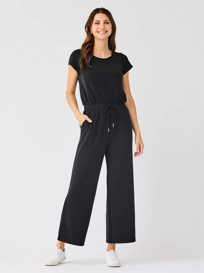 Carlise Jumpsuit Black - Mary Square