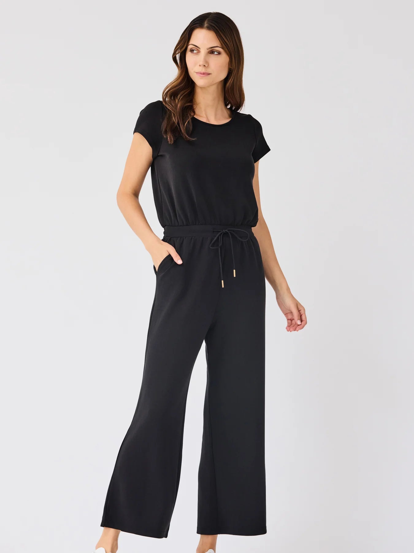Carlise Jumpsuit Black - Mary Square