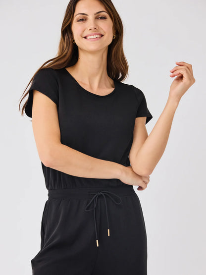 Carlise Jumpsuit Black - Mary Square