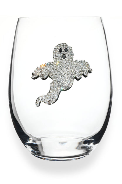 Ghost Jeweled Stemless Wine Glass - The Queens Jewels