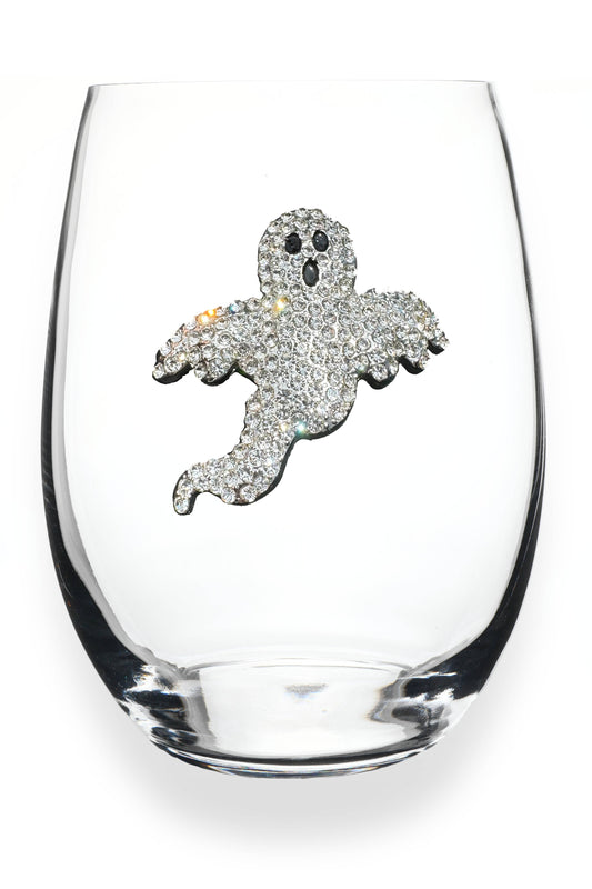 Ghost Jeweled Stemless Wine Glass - The Queens Jewels