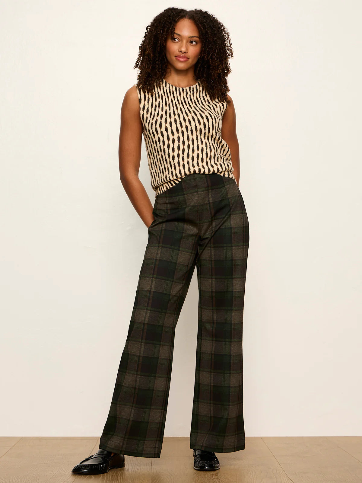 Soft Printed Shell Sweater Inkblot - Sanctuary
