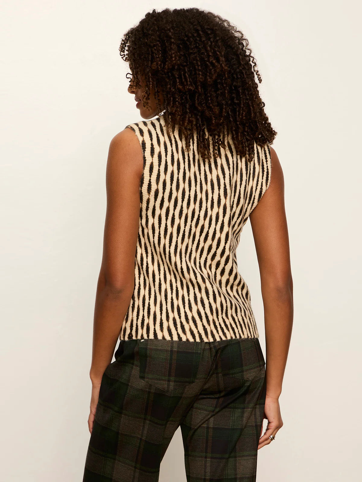 Soft Printed Shell Sweater Inkblot - Sanctuary