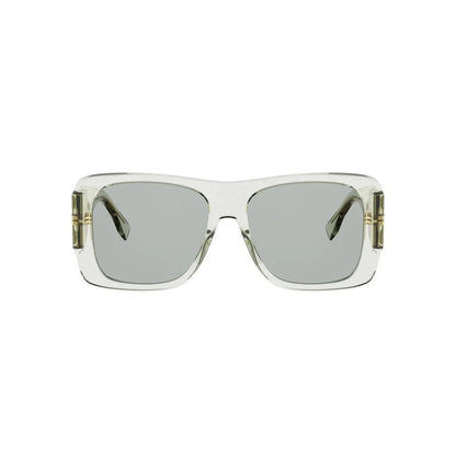 Forever Fendi Square Sunglasses Transparent Green - FENDI