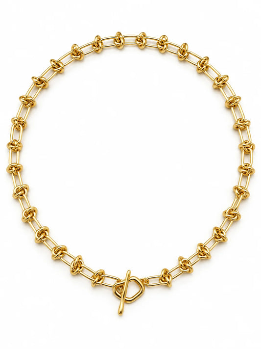 Barb Wired Necklace Gold - Cimber Designs