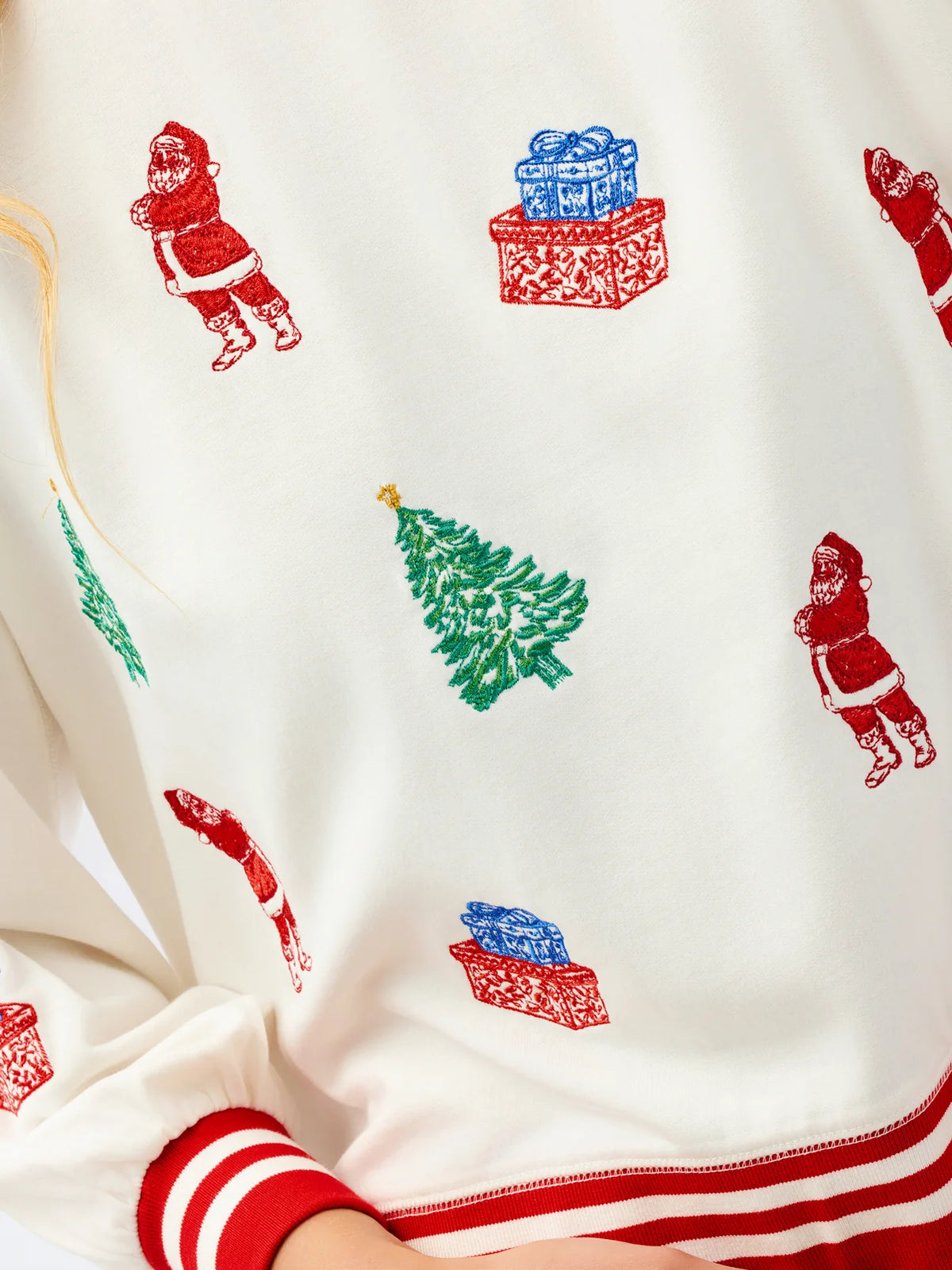Millie Sweatshirt Tidings and Toile - Mary Square