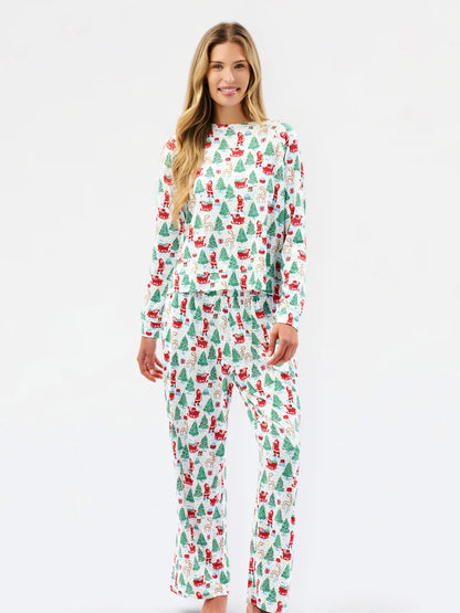 Annie Pants Set Tidings and Toile Multi - Mary Square