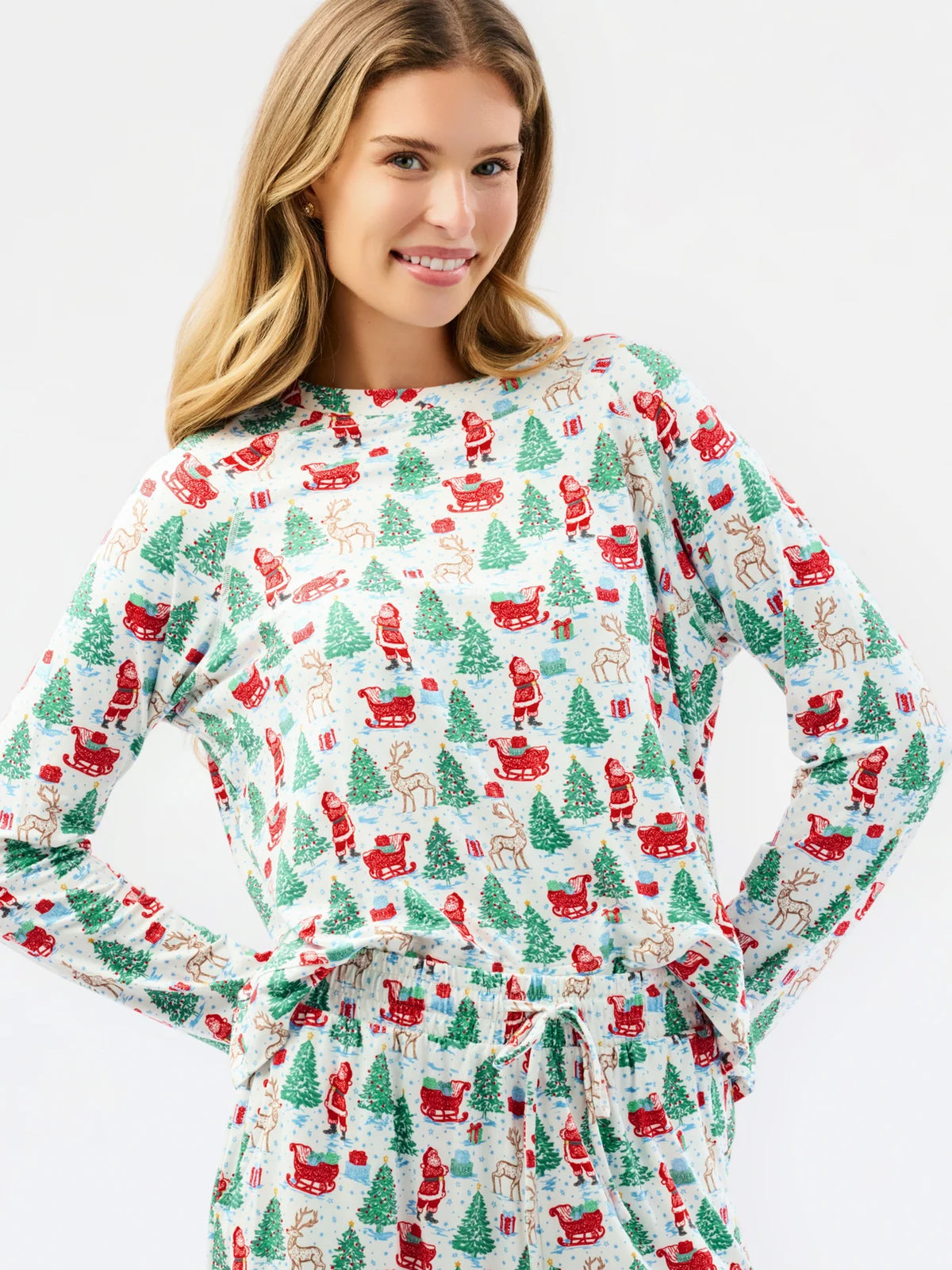 Annie Pants Set Tidings and Toile Multi - Mary Square