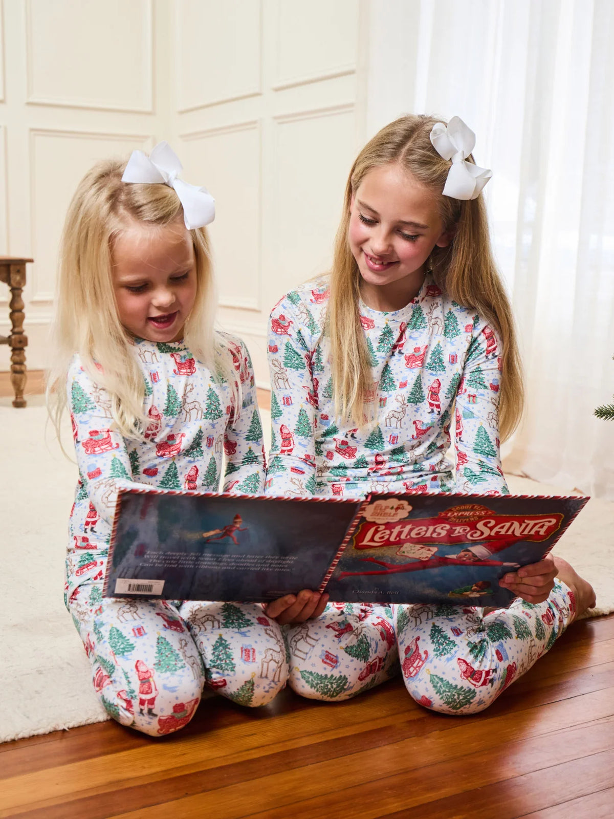 Kids Pajama Set Tidings and Toile Multi - Mary Square