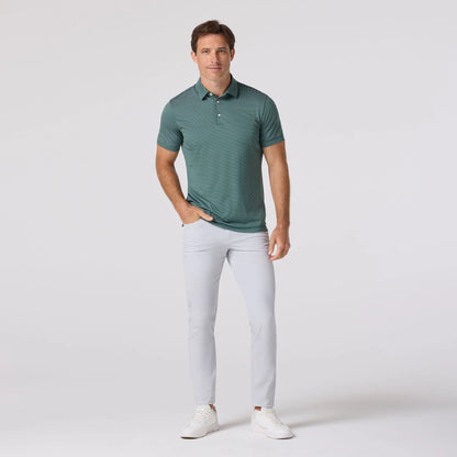 Versa Polo Green Alternating Stripe - Mizzen + Main