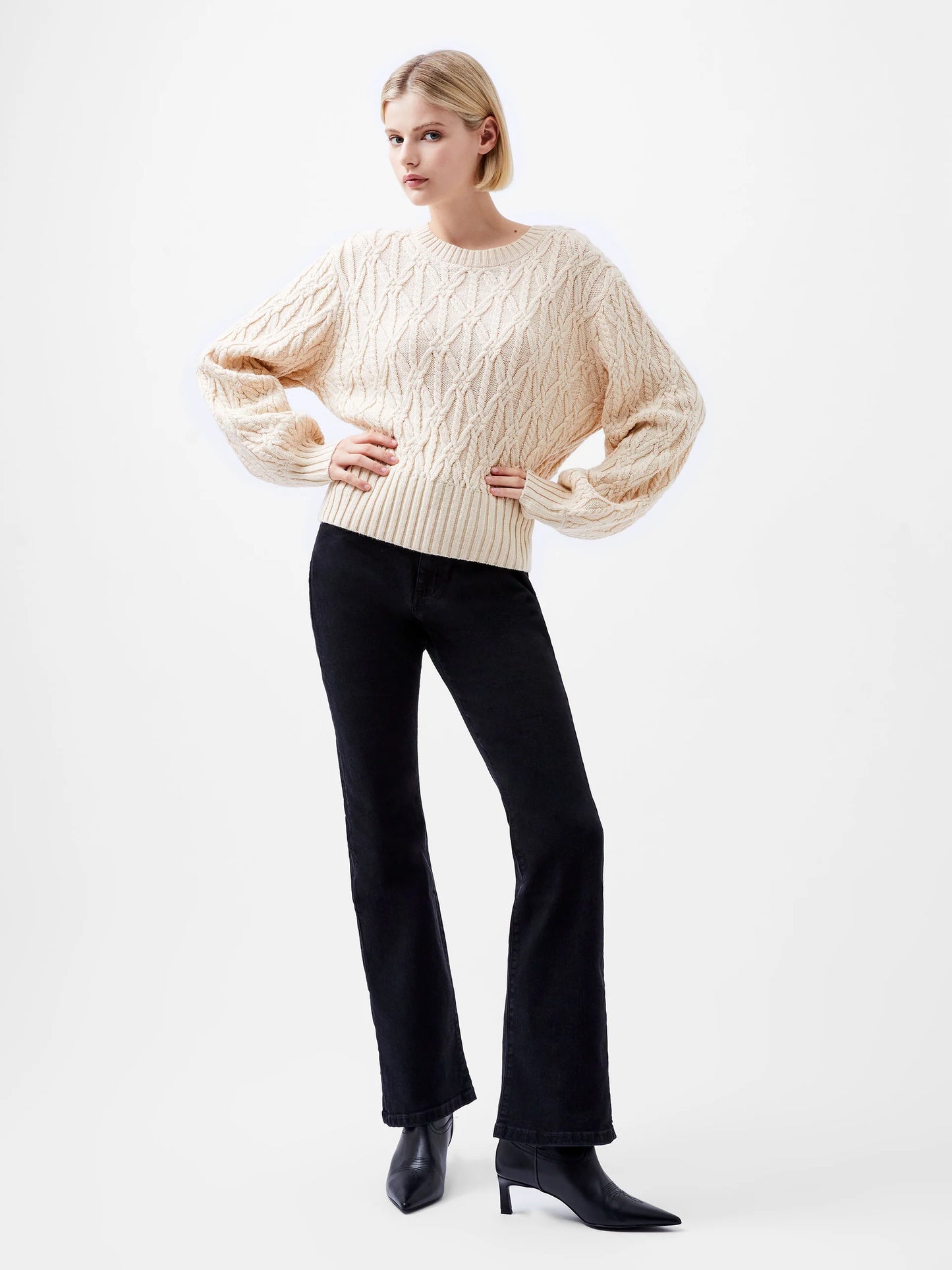 Layon Jini Sweater Classic Cream - French Connection