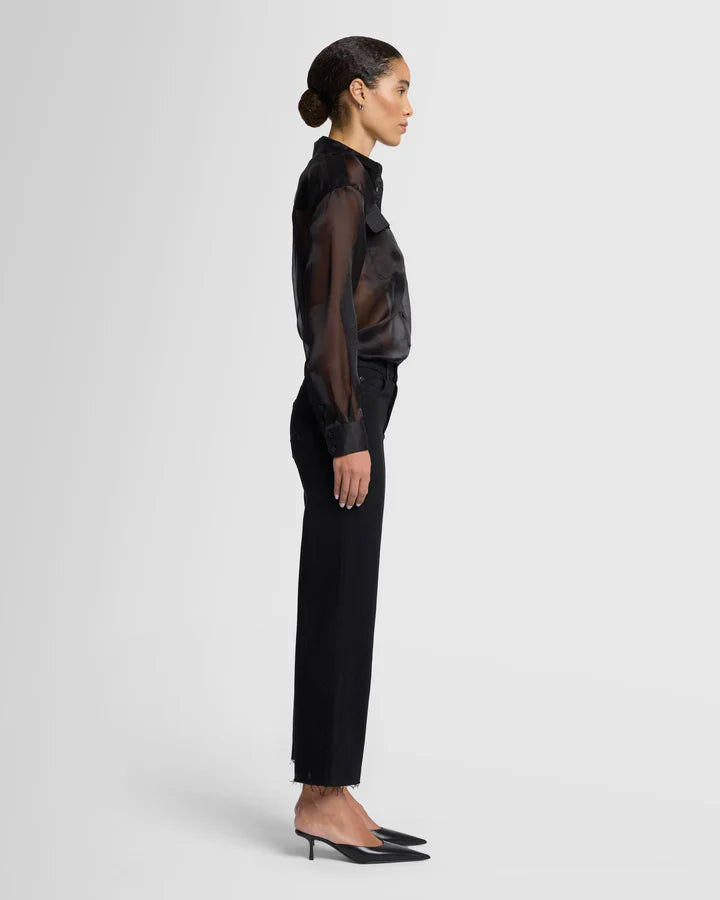 Cropped Alexa Black - 7 For All Mankind