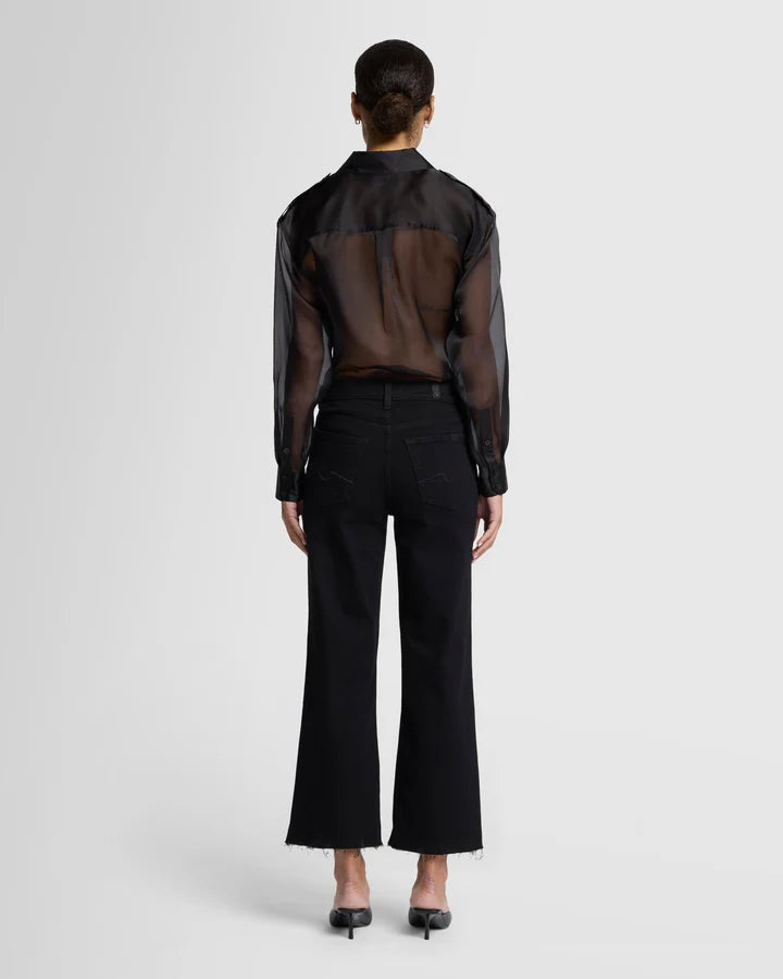 Cropped Alexa Black - 7 For All Mankind