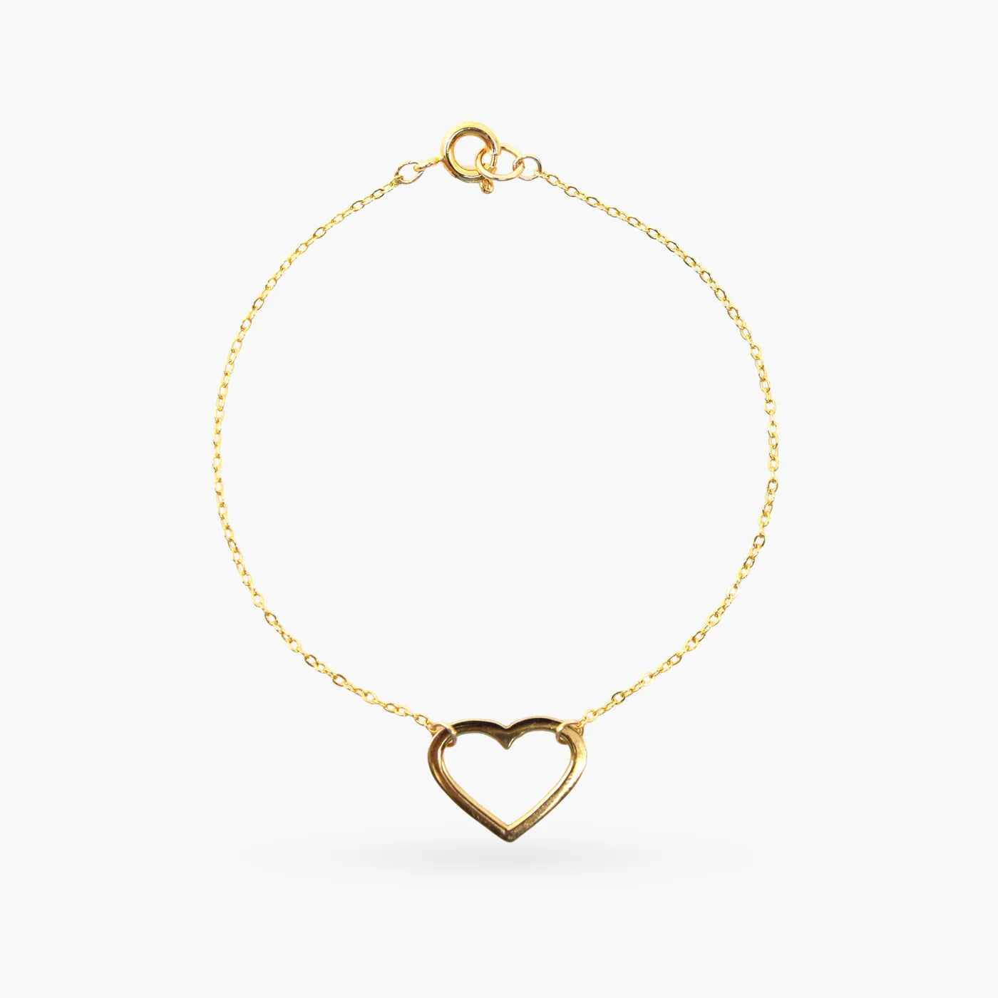 Follow Your Heart Silhouette Bracelet Gold - Love You More