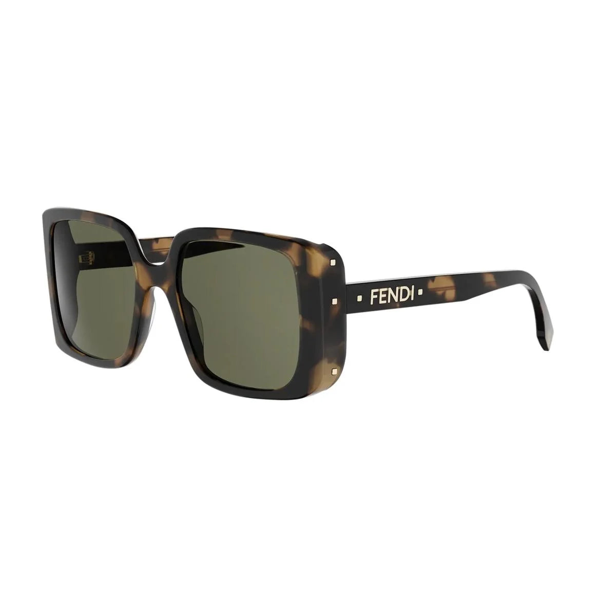 Fendi Soul Sunglasses Havana/Green - FENDI