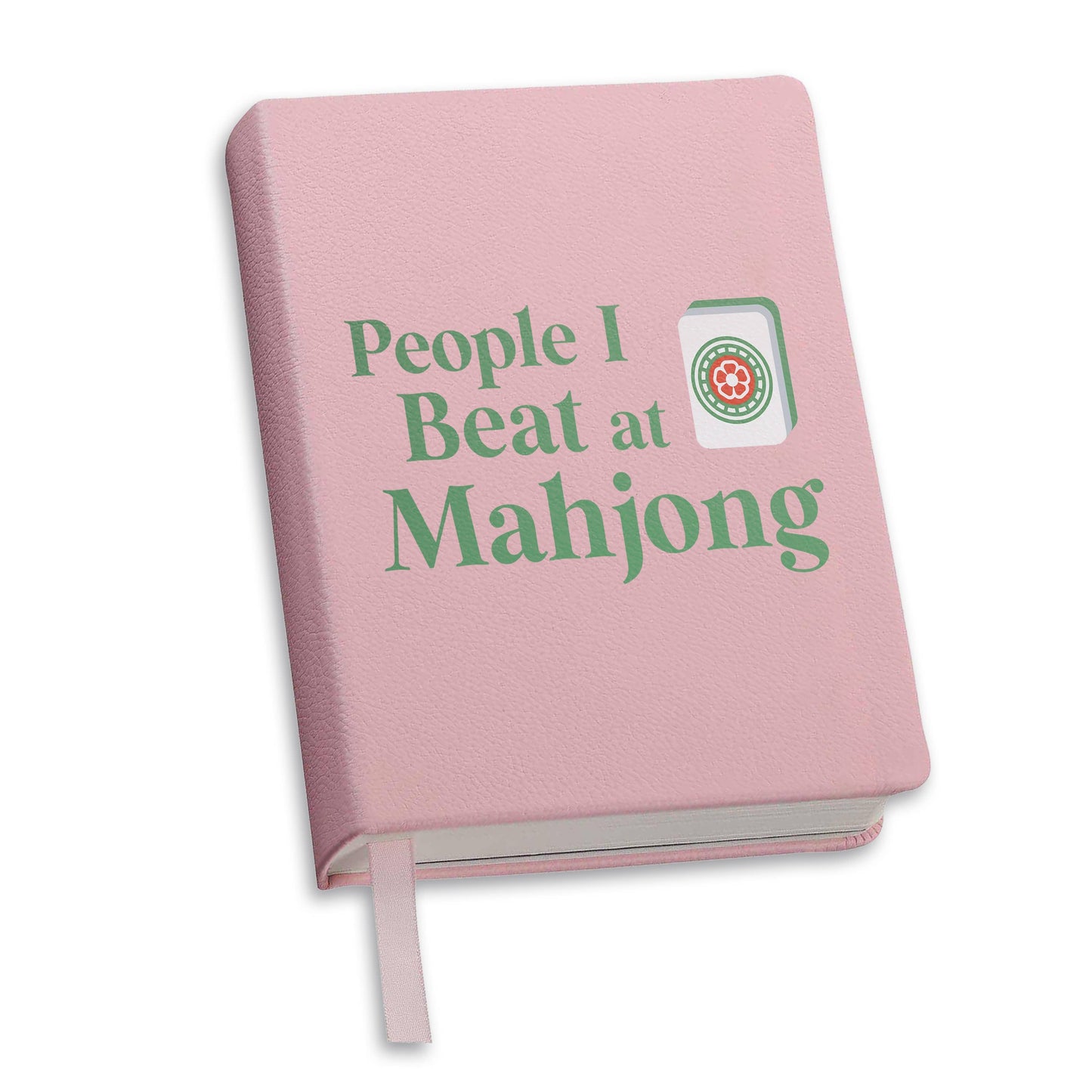 Journal People I Beat at Mahjong Pink - Toss Designs