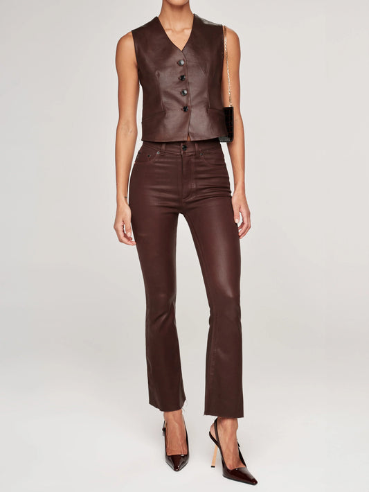 Bridget Boot High Rise Instasculpt Crop Jeans Walnut - DL1961