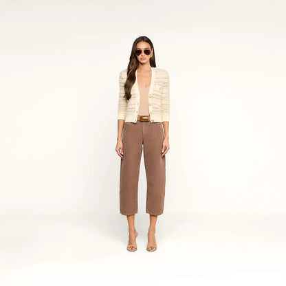 Ariadne Cardigan Ecru/Natural Multi - L'AGENCE