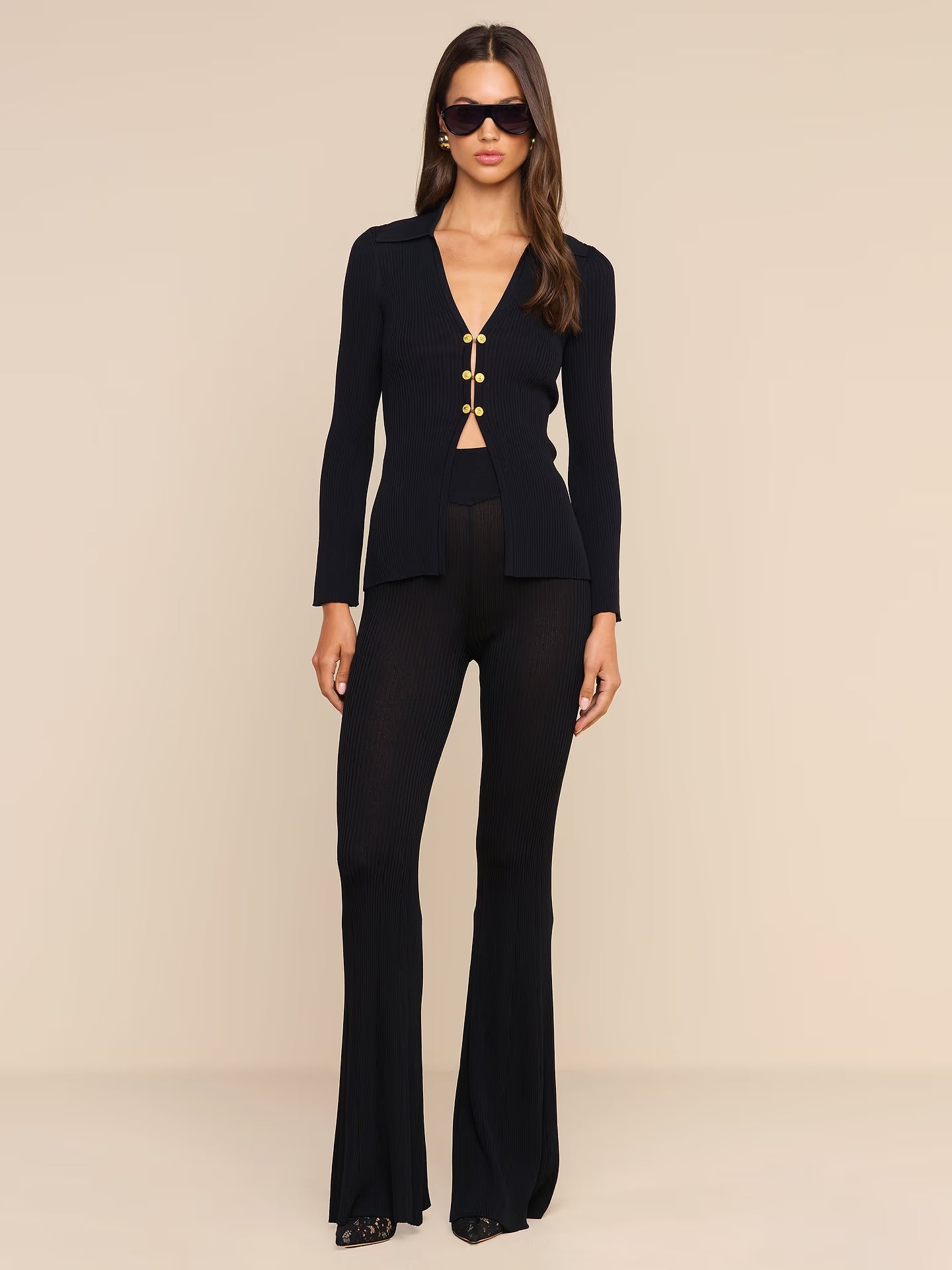 Conan Knit Pant Black - L'AGENCE