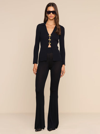 Conan Knit Pant Black - L'AGENCE