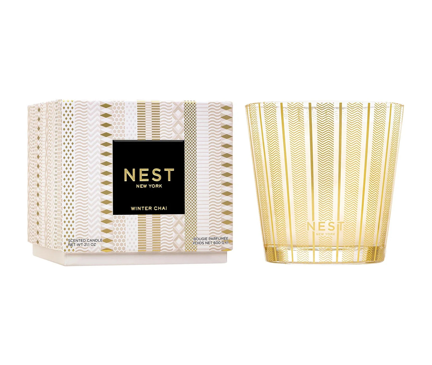 Winter Chai 3-Wick Candle - Nest