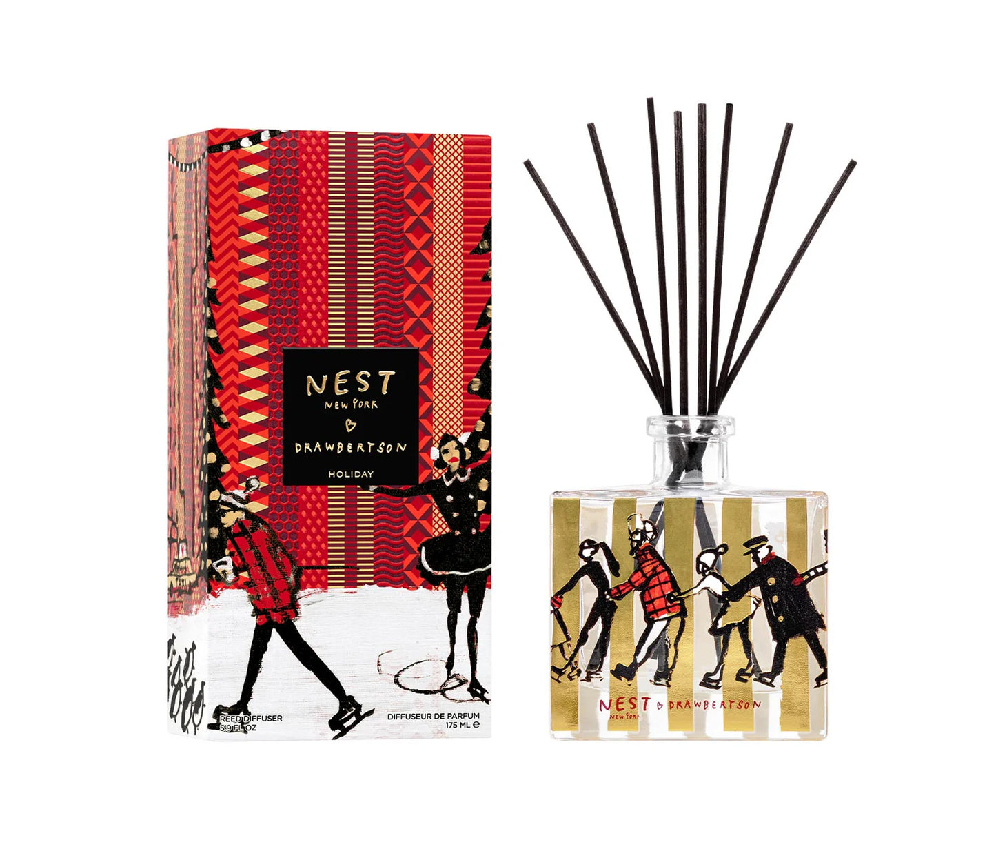 Drawbertson Holiday Reed Diffuser - Nest