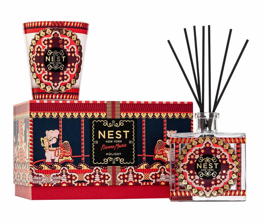 Pierre Marie Classic Candle & Reed Diffuser Set Holiday - Nest