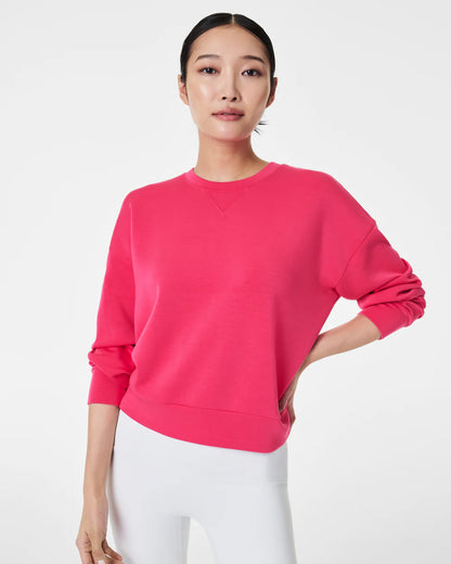 AirEssentials Crew Cerise Pink  - SPANX