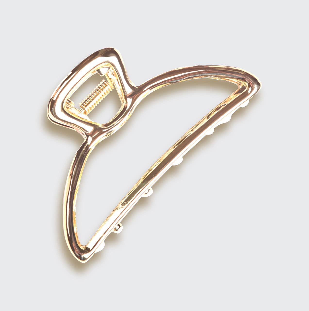 Open Shape Claw Clip Gold - KITSCH