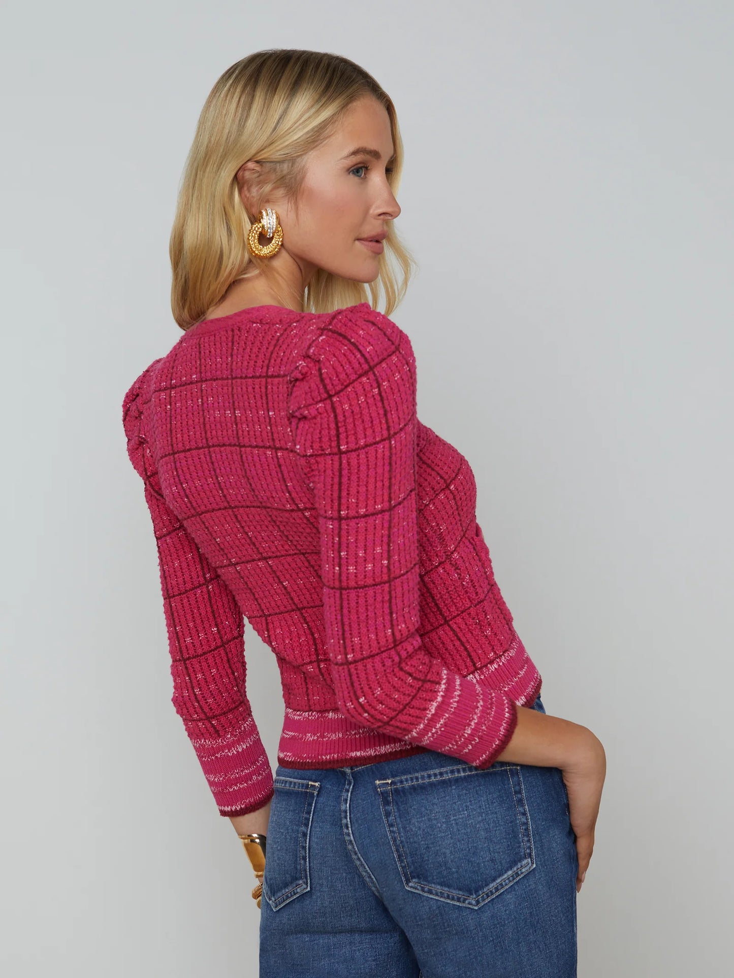 Jenni Cardigan Pink Multi