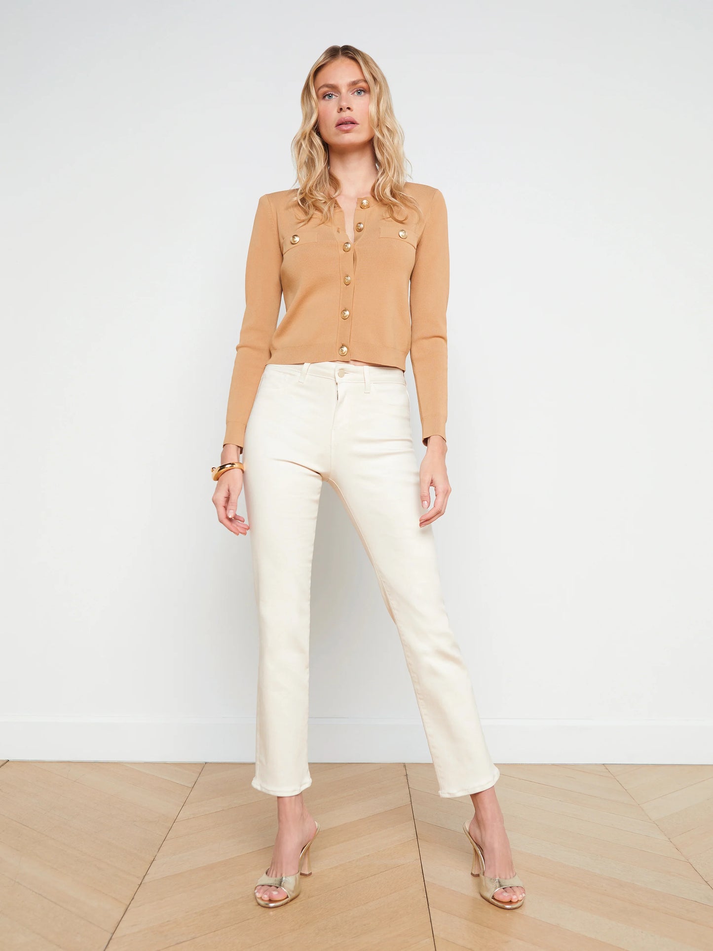 Toulouse Cardigan Soft Camel - L'AGENCE