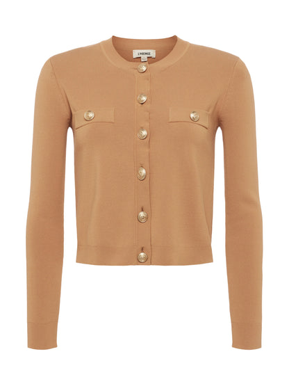 Toulouse Cardigan Soft Camel - L'AGENCE