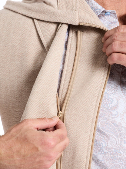 Jetset XV Blazer Oatmeal - Robert Graham