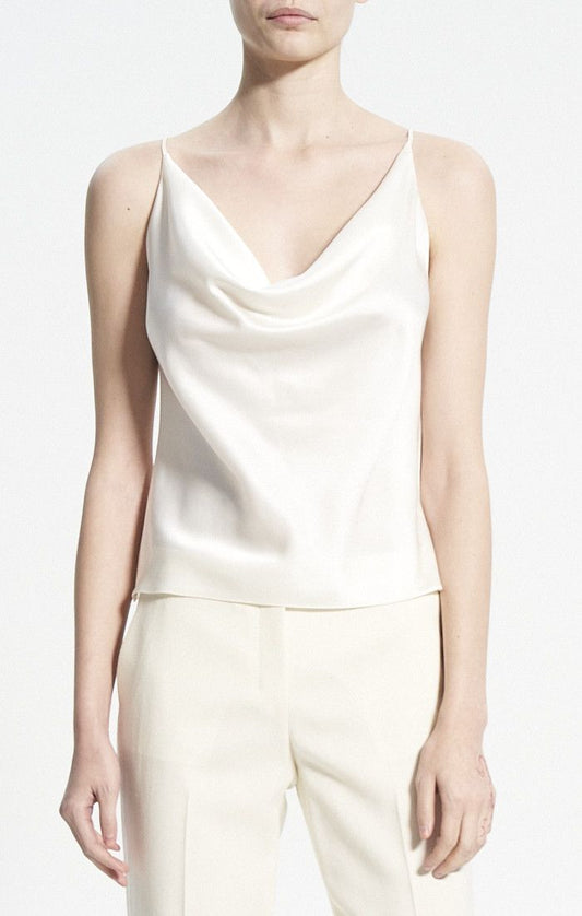 Cowl Neck Cami Ivory - Theory's Women