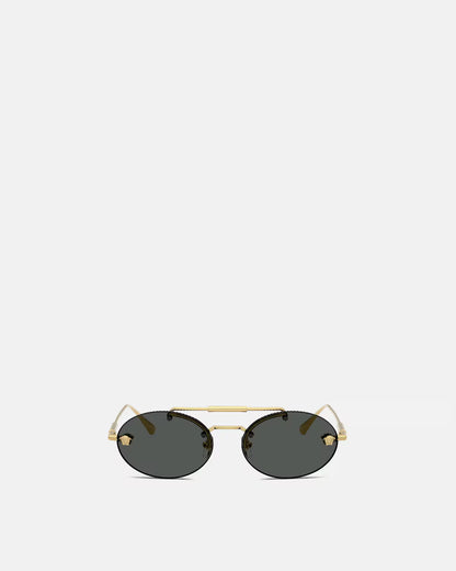 Medusa Light Sunglasses Black/Gold - Versace