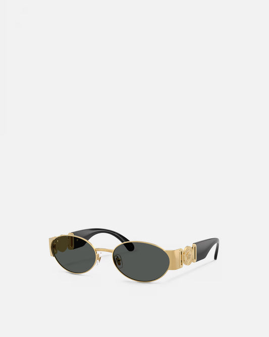 Medusa Biggie Sunglasses Gold/Black - Versace