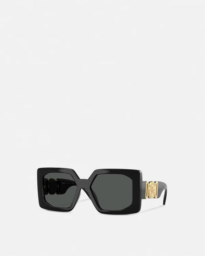 Medusa Biggie Maxi Sunglasses Black - Versace
