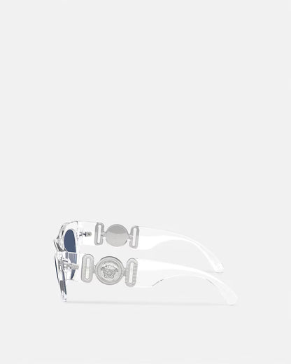 Medusa Biggie Sunglasses Transparent - Versace