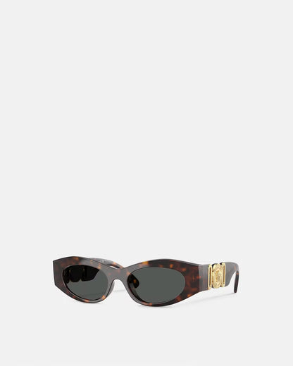 Medusa Biggie Cat-Eye Sunglasses Havana - Versace