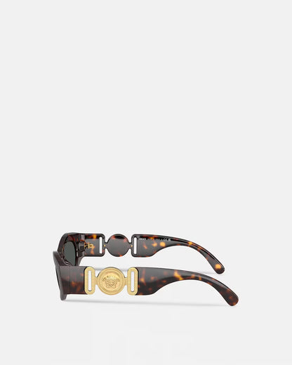 Medusa Biggie Cat-Eye Sunglasses Havana - Versace