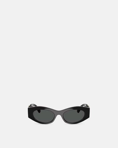 Medusa Biggie Cat-Eye Sunglasses Black/Gold - Versace