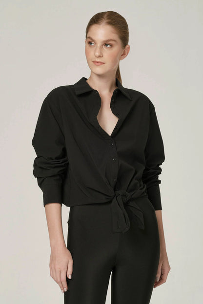 Black Tie Shirt Black - 925 FIT