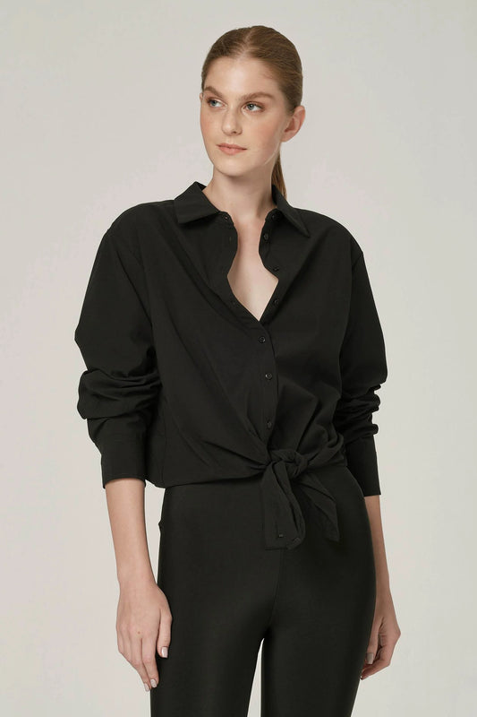 Black Tie Shirt Black - 925 FIT