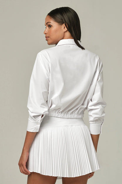 Black Tie Shirt White - 925 FIT