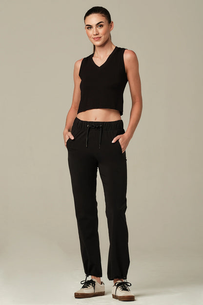 Vacation Mode Jogger Black - 925 FIT
