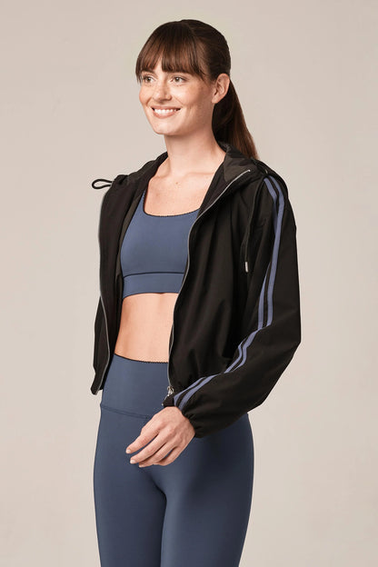 Add Venture Jacket Black Stripe - 925 FIT