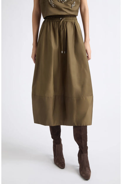 Sirani Skirt Dark Olive - Cinq à Sept