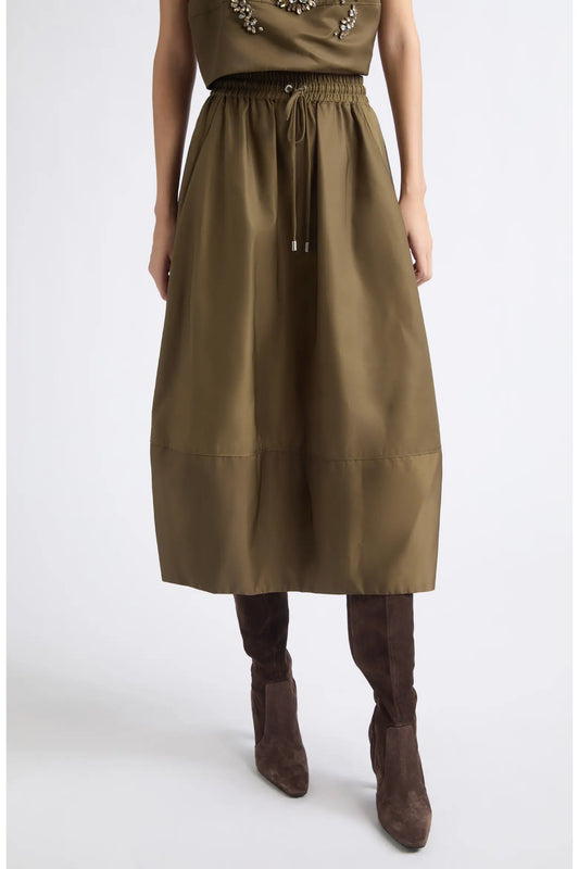 Sirani Skirt Dark Olive - Cinq à Sept